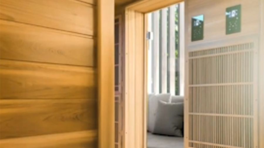 Simple Style Sauna Room